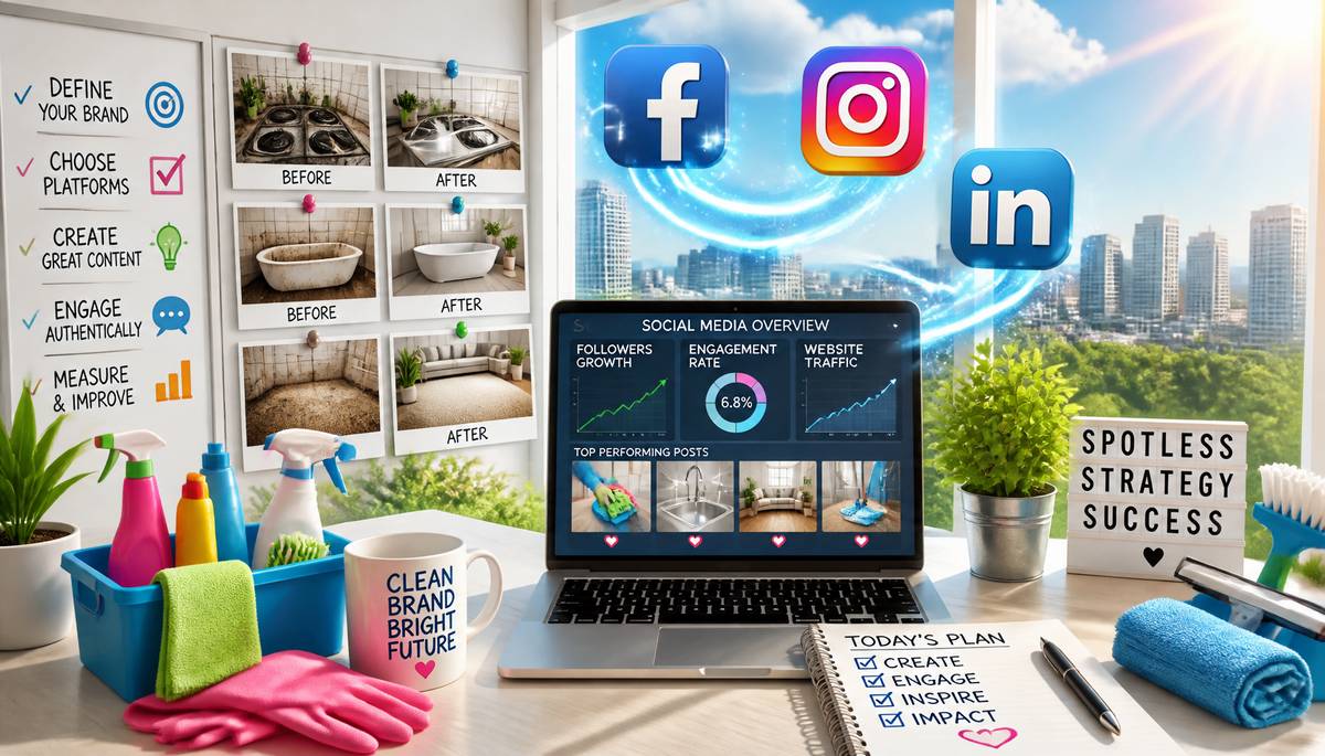 Social Media Marketing for Cleaning Service Brands: A Spotless Strategy