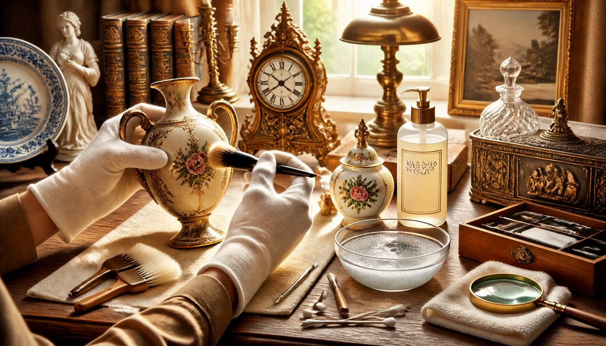 How to Clean Delicate Vintage Items