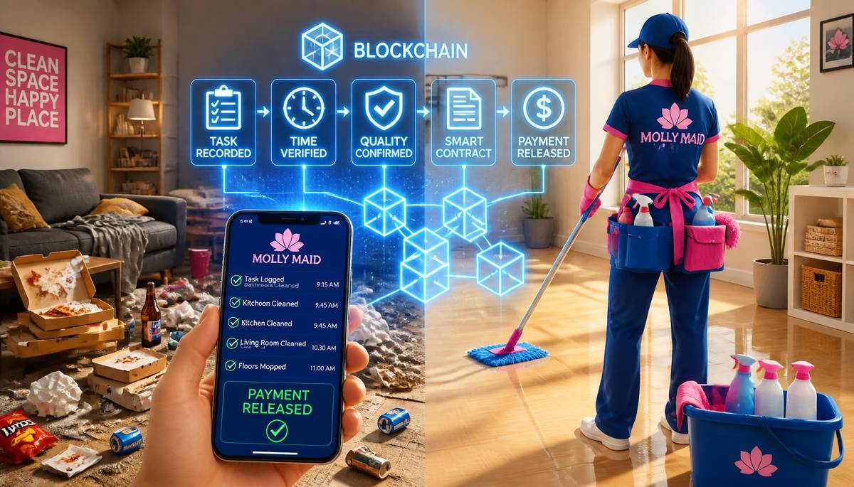 Blockchain in Cleaning: Ensuring Service Transparency