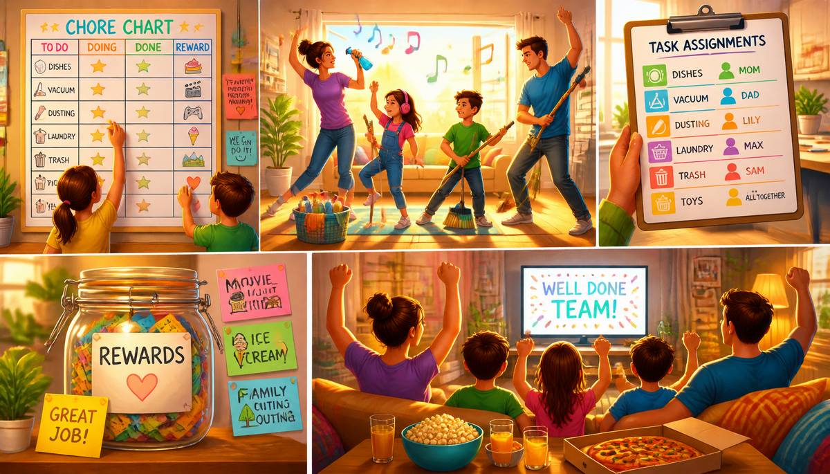 Making Cleaning a Family Activity: Tips and Tricks