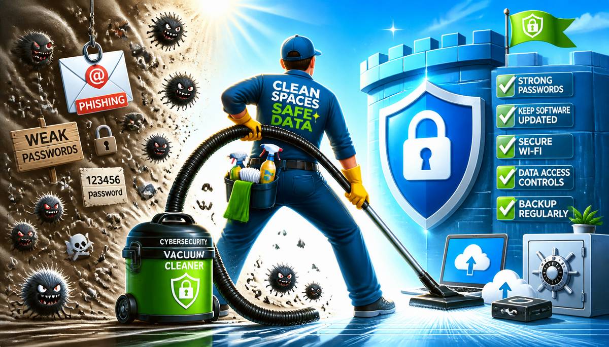 Cybersecurity: Protecting Cleaning Service Client Data