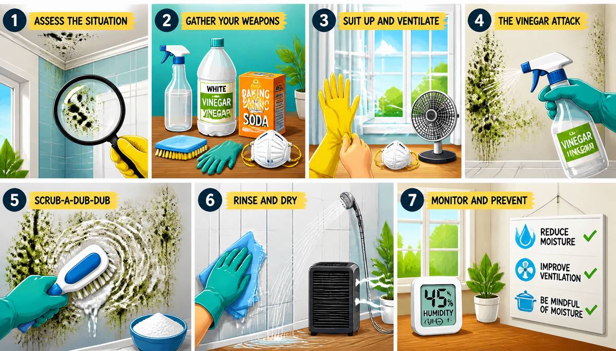 Getting Rid of Mould: A Step-by-Step Guide