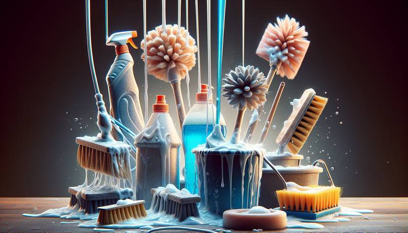 How to Clean Your Cleaning Supplies