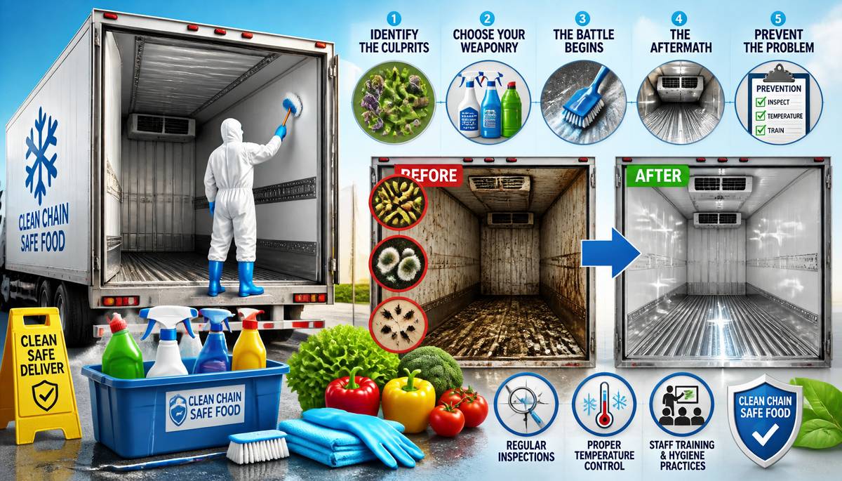 Cold Chain Cleaning: Ensuring Hygiene in Food Transport Vehicles
