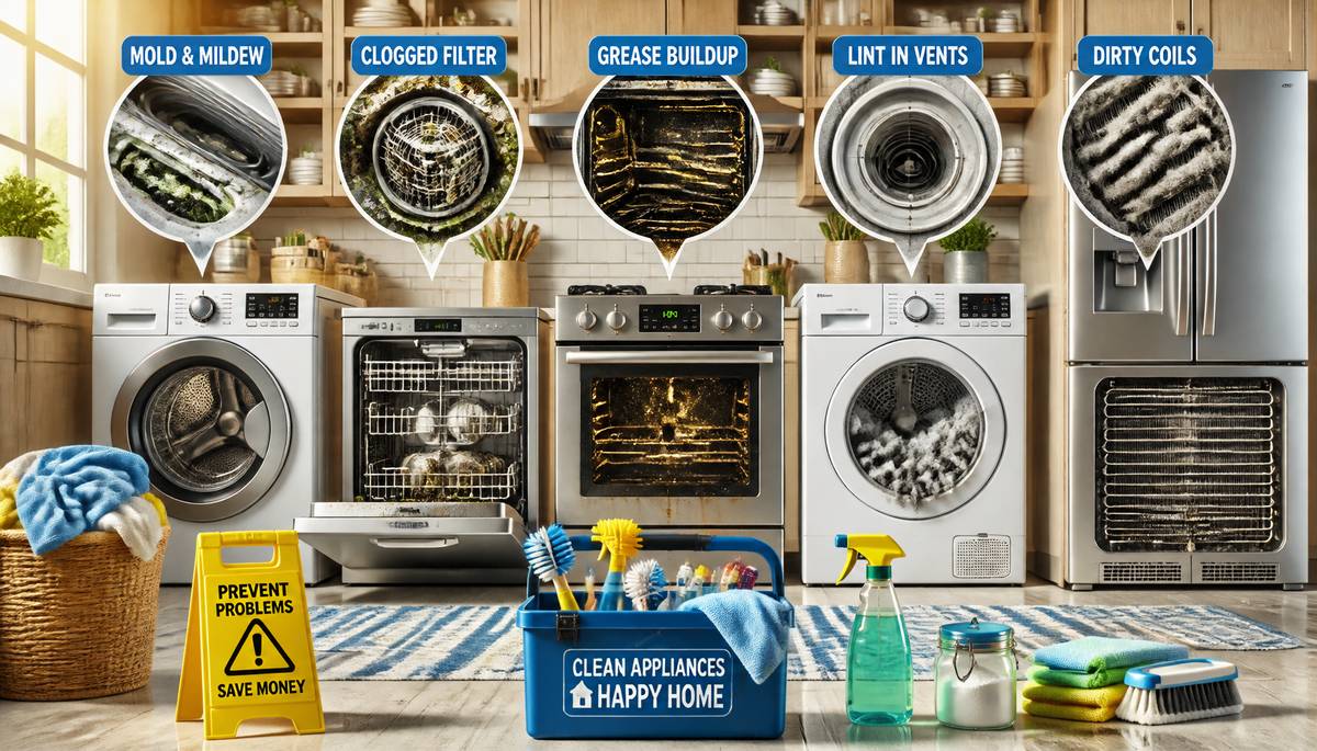 Grime Doesnt Pay: How Dirty Appliances Drain Your Wallet