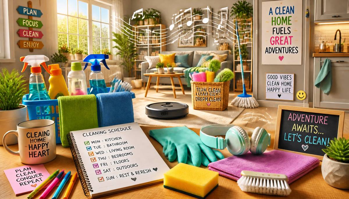 A Comical Quest for the Perfect Domestic Cleaning Routine